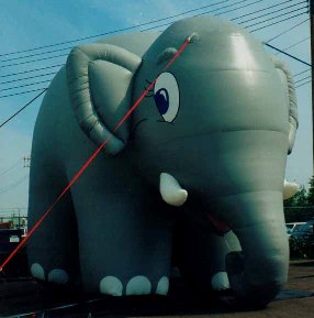 elephant inflatables for sale and rent.
