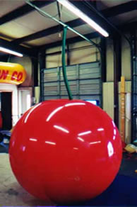 Cherry balloons and cherry shape helium balloons available. We can add logos, artwork and lettering to your cherry balloon.