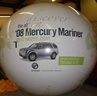 custom 7' helium balloon - advertising balloons made in USA!