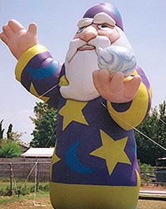Wizard inflatable for rent