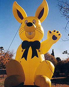 25 ft. tall Bunny Rabbit balloons